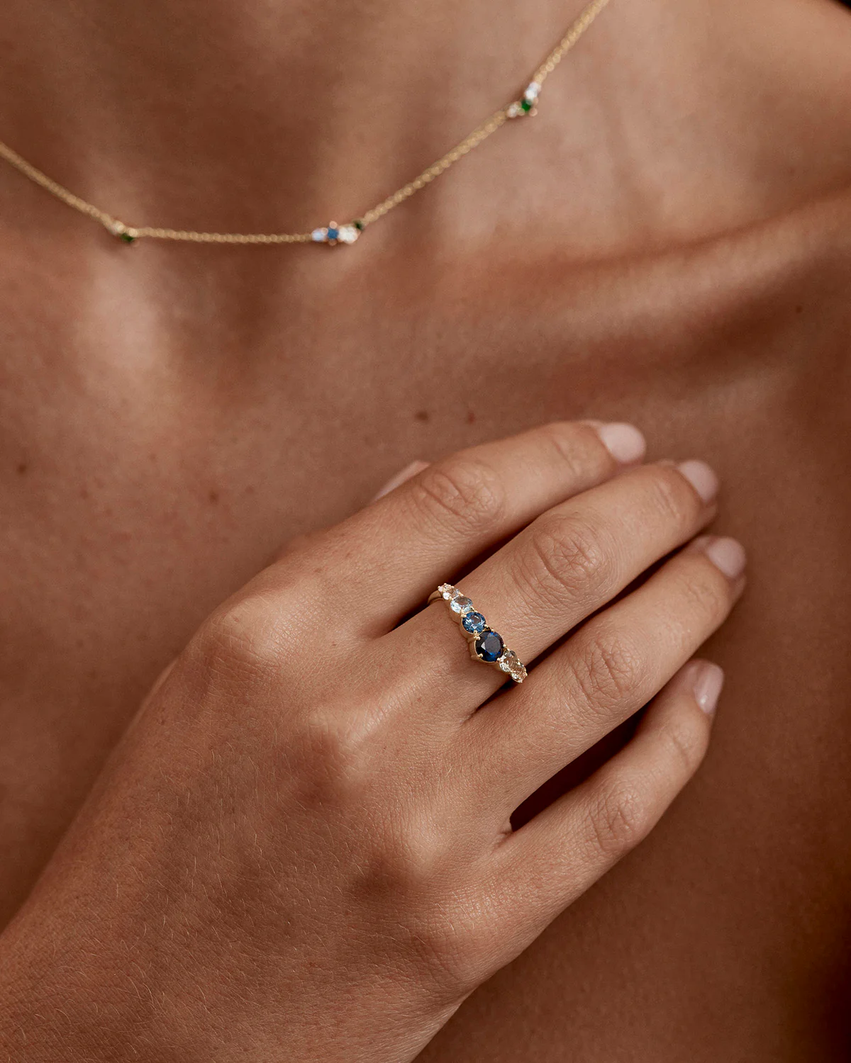 18k Gold Vermeil Endless Skies Ring - Image 5