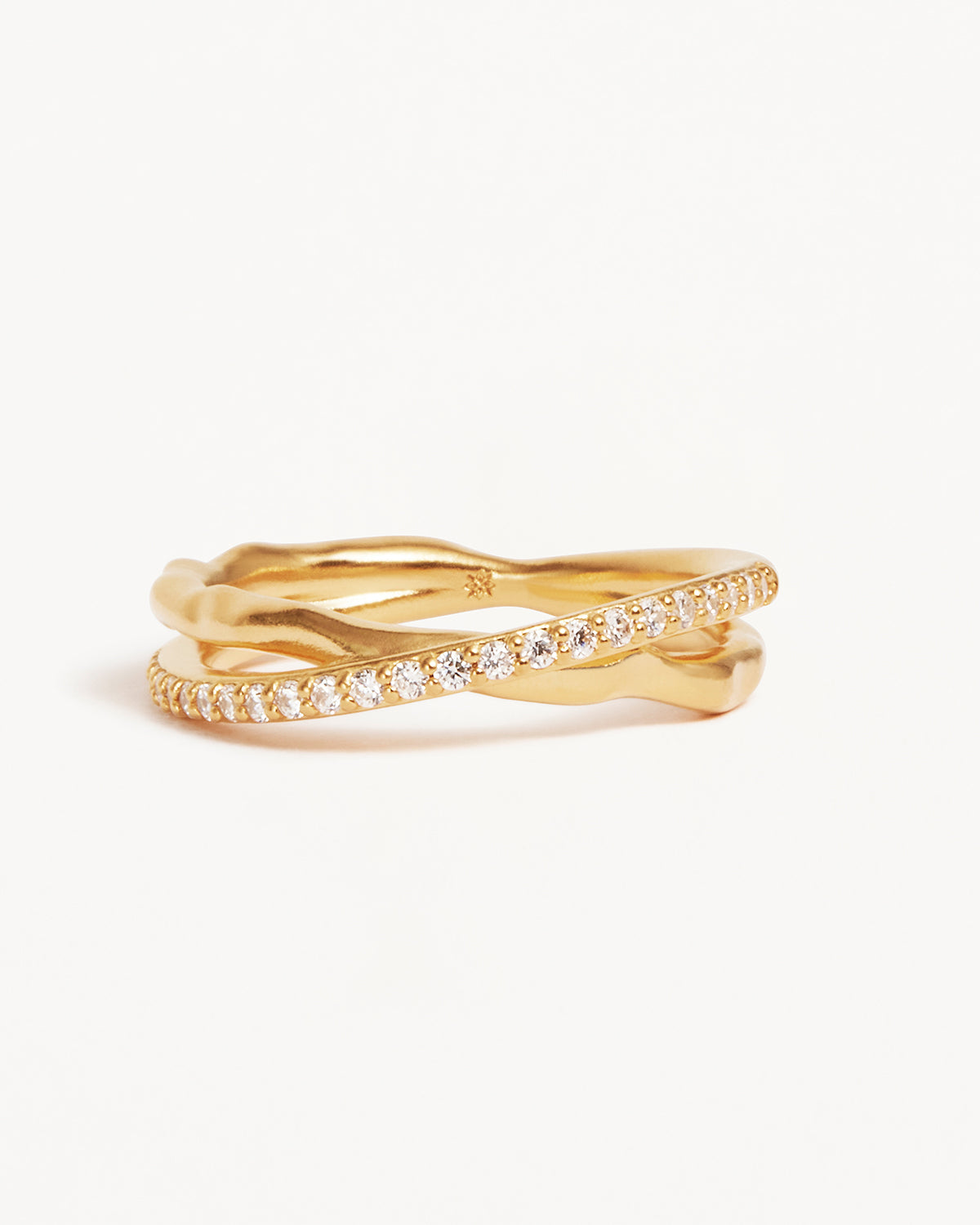 18k Gold Vermeil Entwined Hearts Ring - Image 3