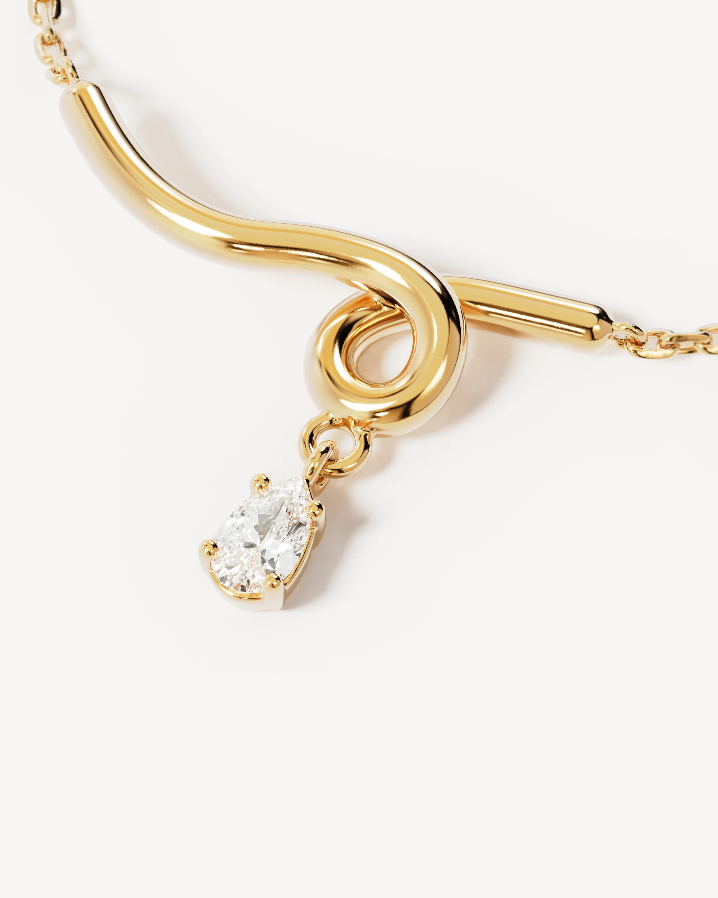 18k Gold Vermeil Entwined With You Necklace - Image 3