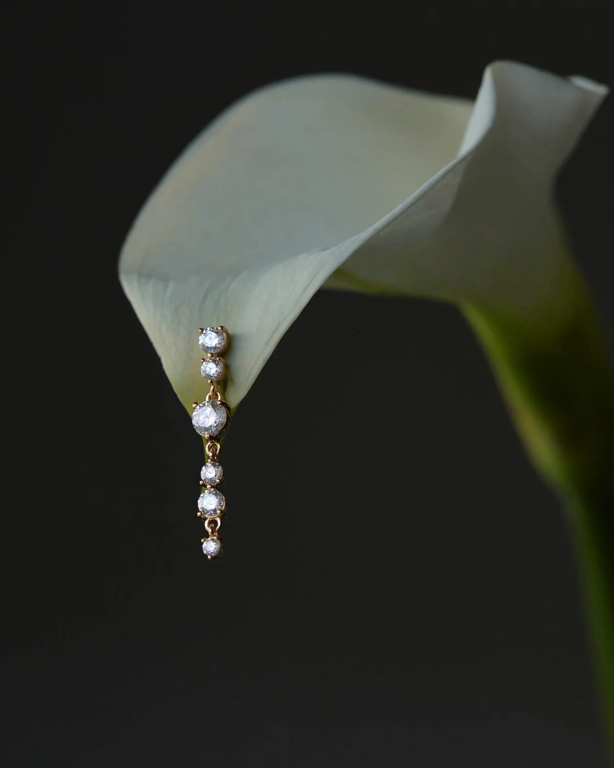 18k Gold Vermeil Forever Yours Drop Earrings - Image 4