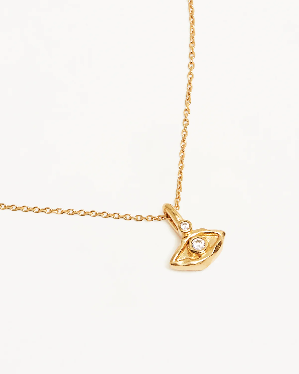 18k Gold Vermeil I am Protected Necklace - Image 3