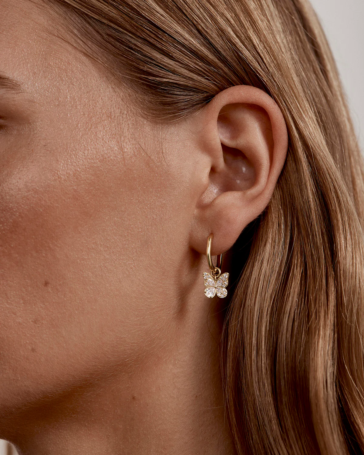 18k Gold Vermeil I Believe, I Become Hoops - Image 2