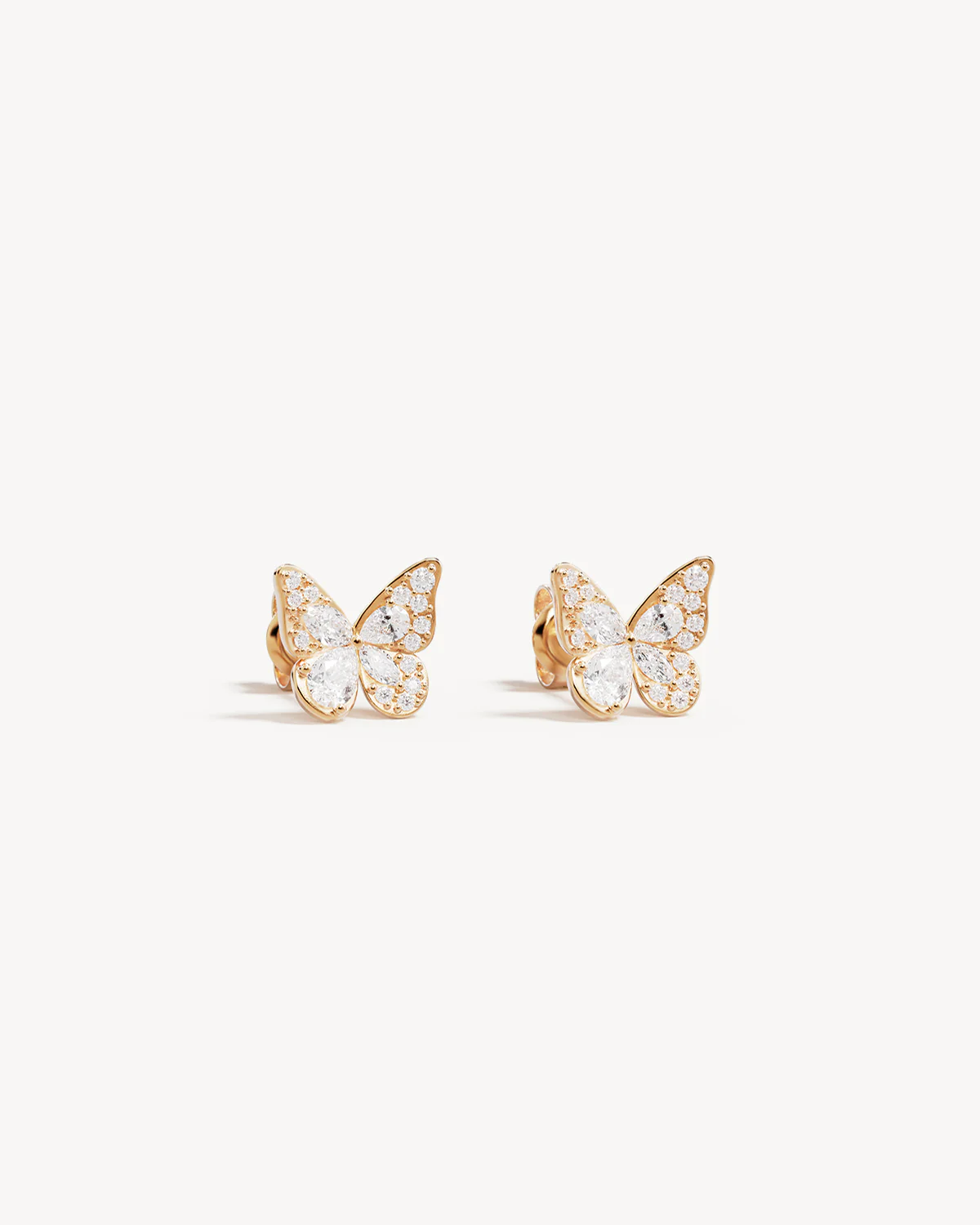 18k Gold Vermeil I Believe, I Become Stud Earrings