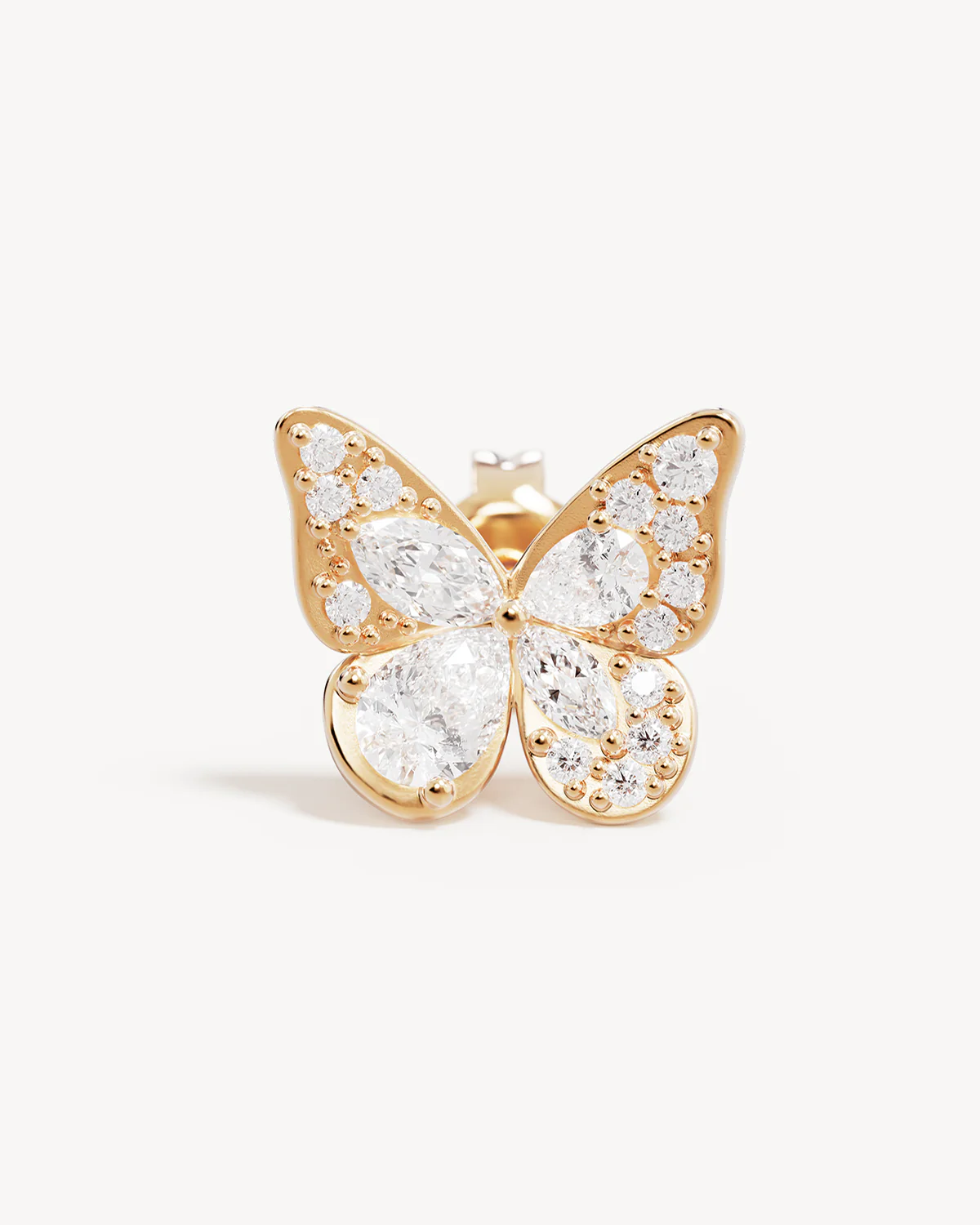 18k Gold Vermeil I Believe, I Become Stud Earrings - Image 3