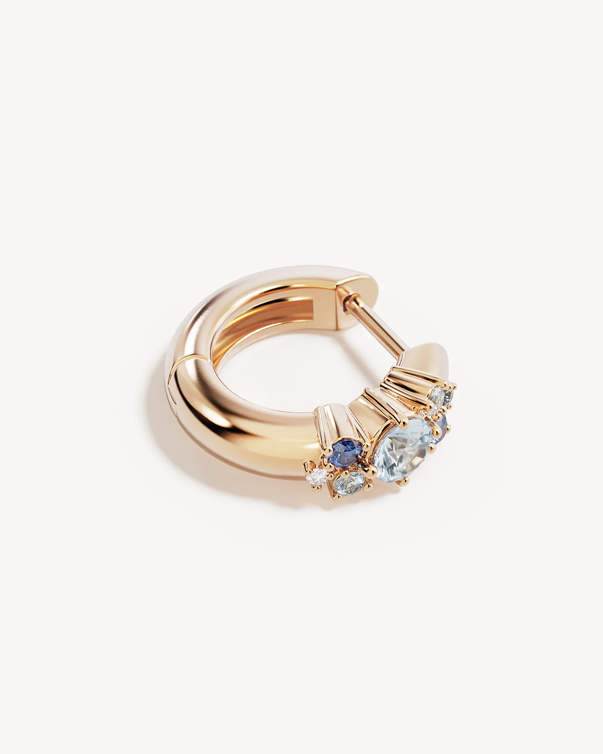 18k Gold Vermeil I Breathe, I Become Hoops - Image 3