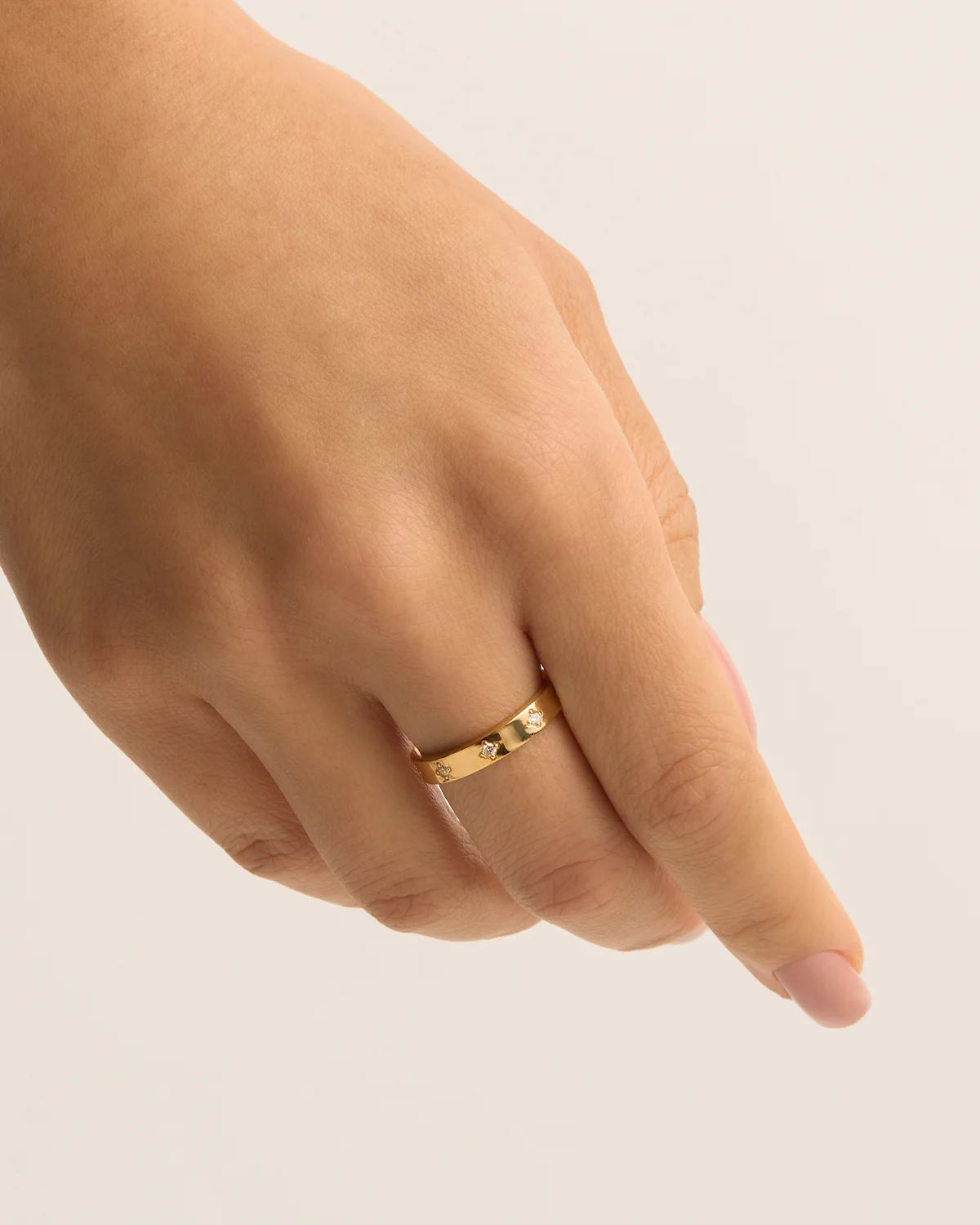 18k Gold Vermeil Infinite Light Ring - Image 2