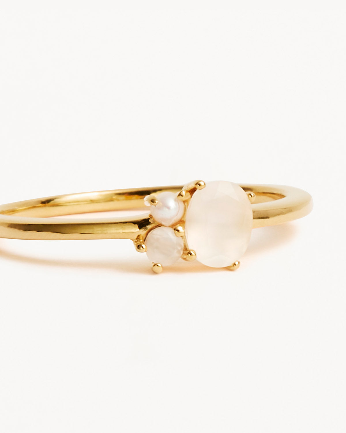 18k Gold Vermeil Kindred Birthstone Ring - June - Image 3