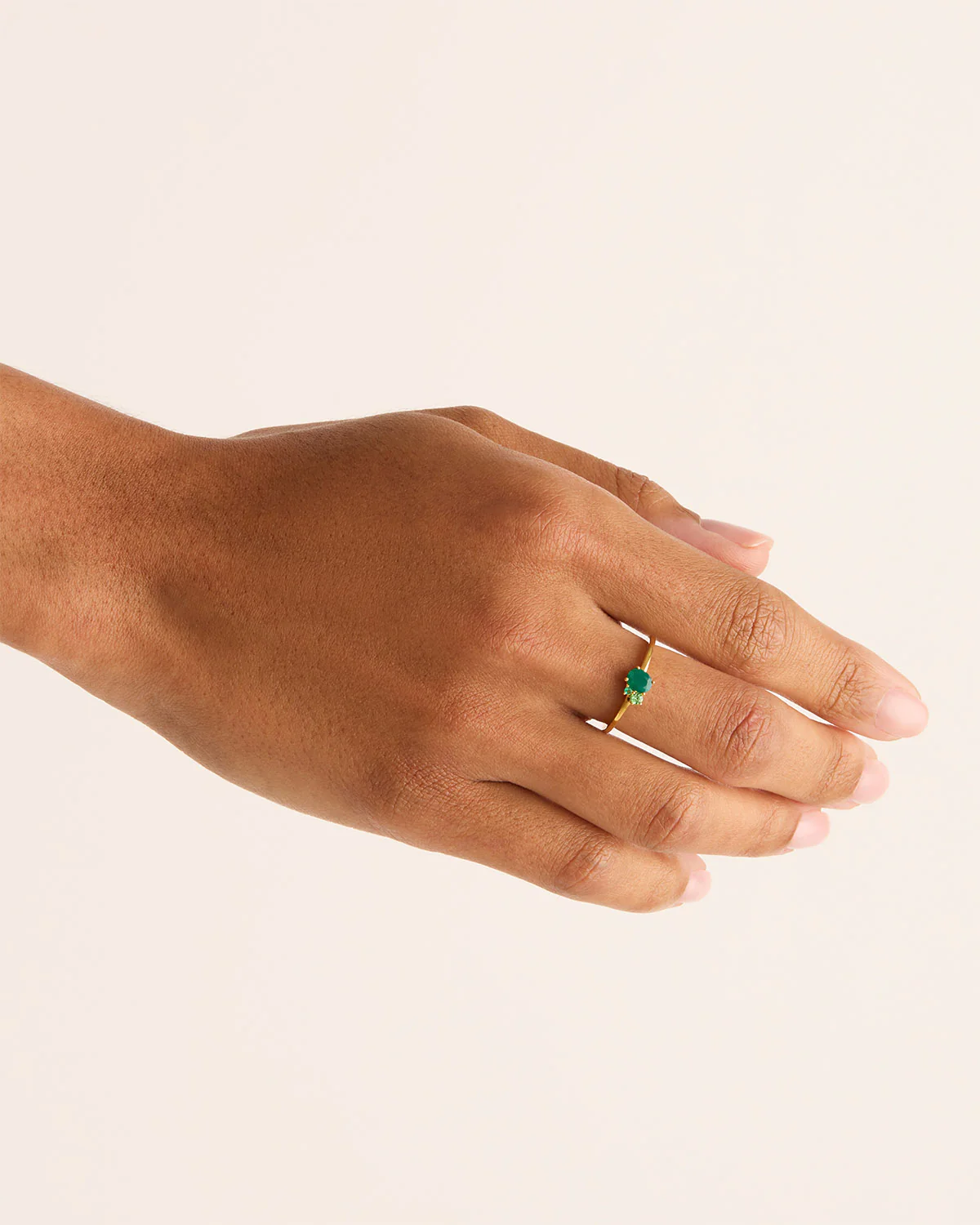 18k Gold Vermeil Kindred Birthstone Ring - May - Image 2