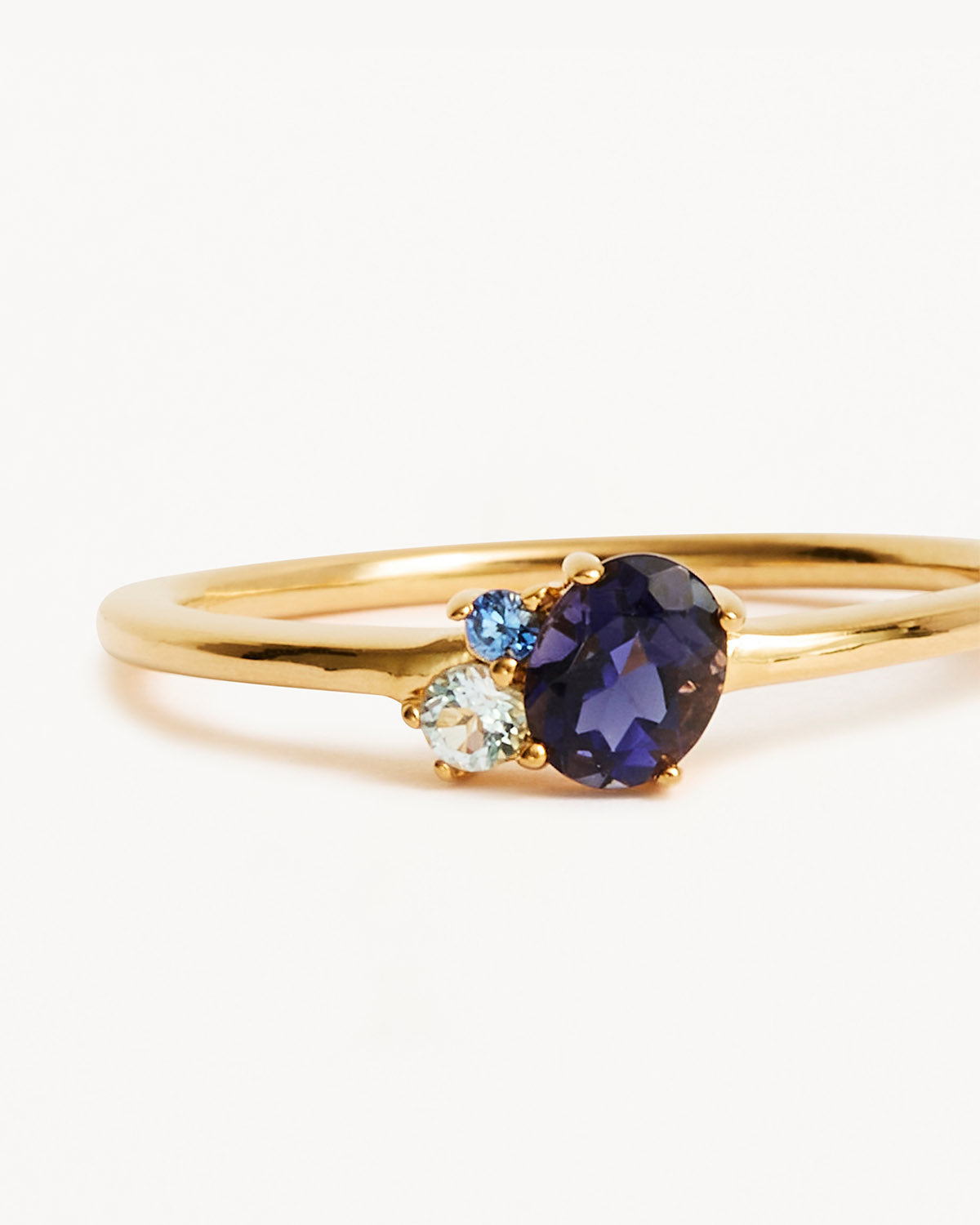 18k Gold Vermeil Kindred Birthstone Ring - September - Image 3