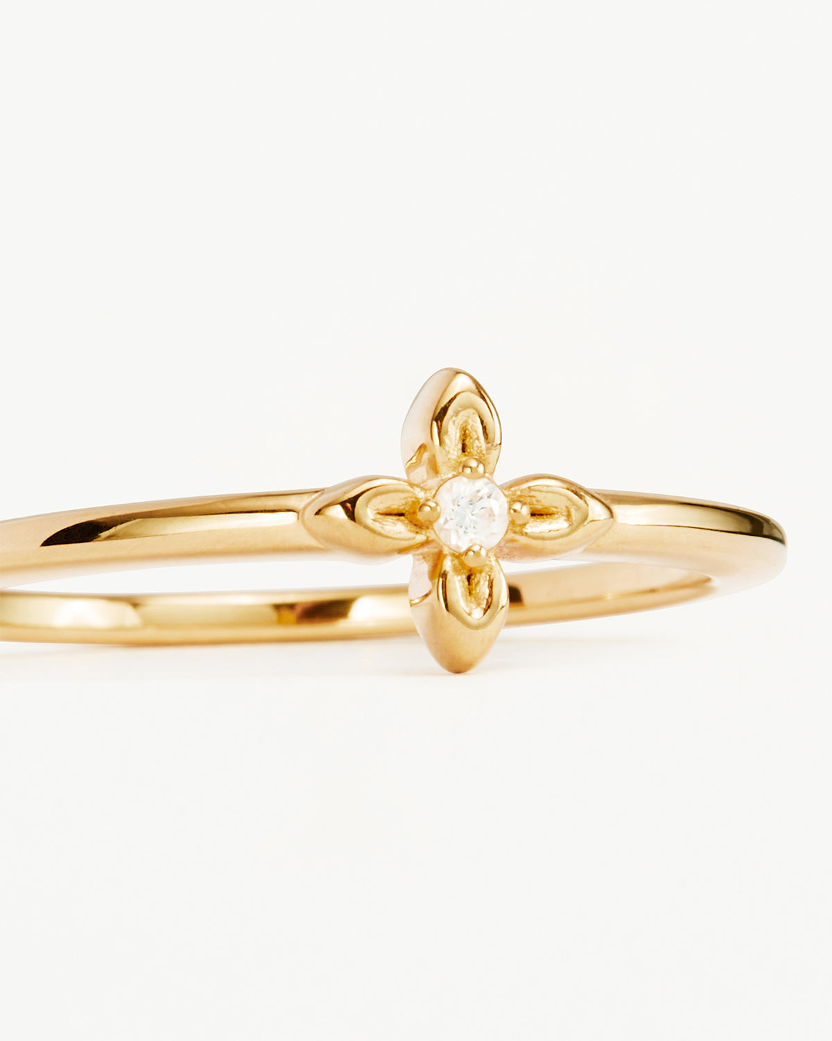18k Gold Vermeil Live in Light Ring - Image 3