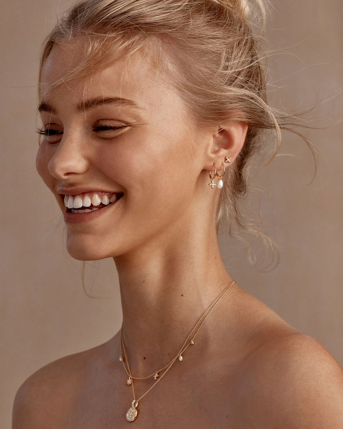 18k Gold Vermeil Live in Love Necklace - Image 6