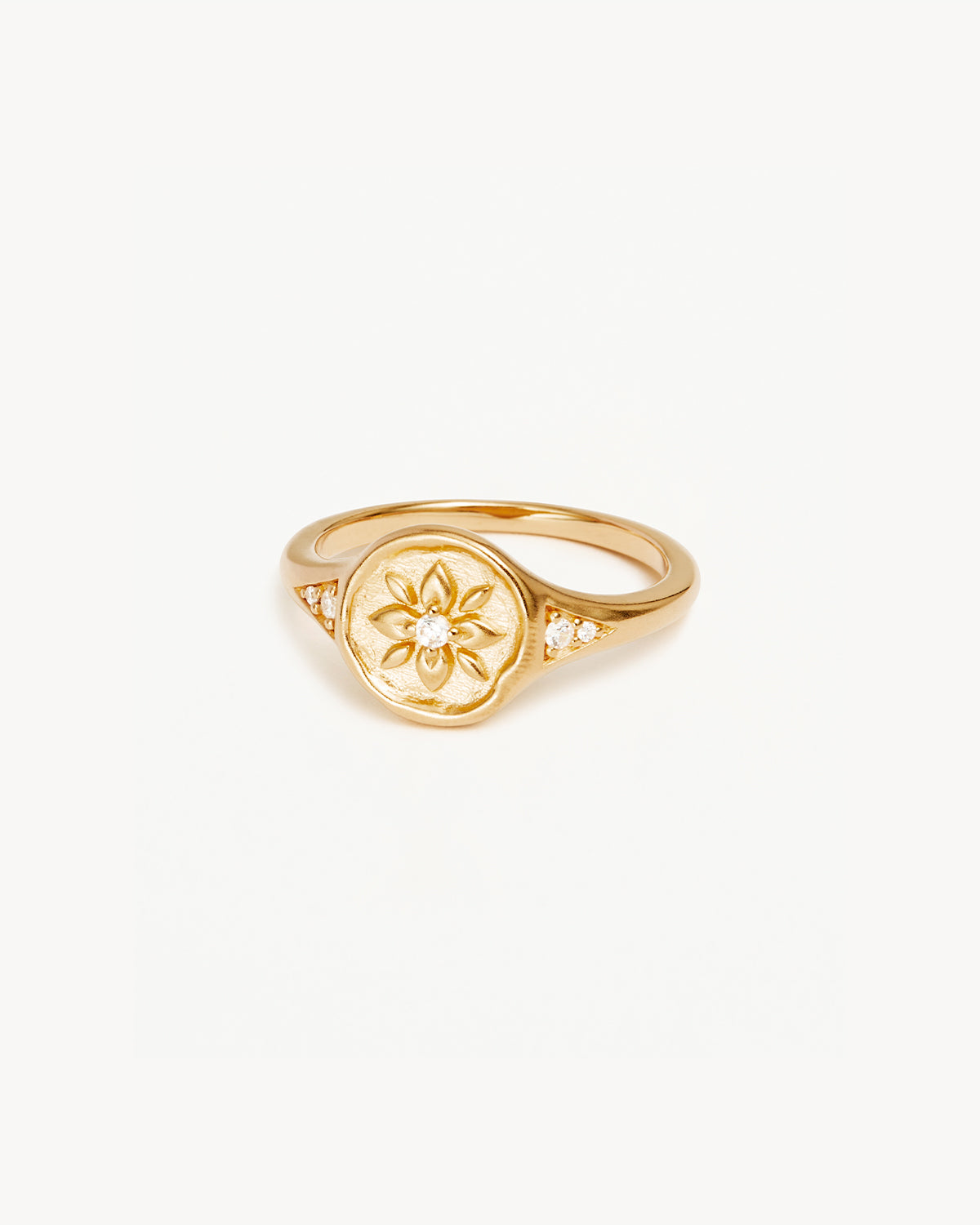 18k Gold Vermeil Live in Love Ring