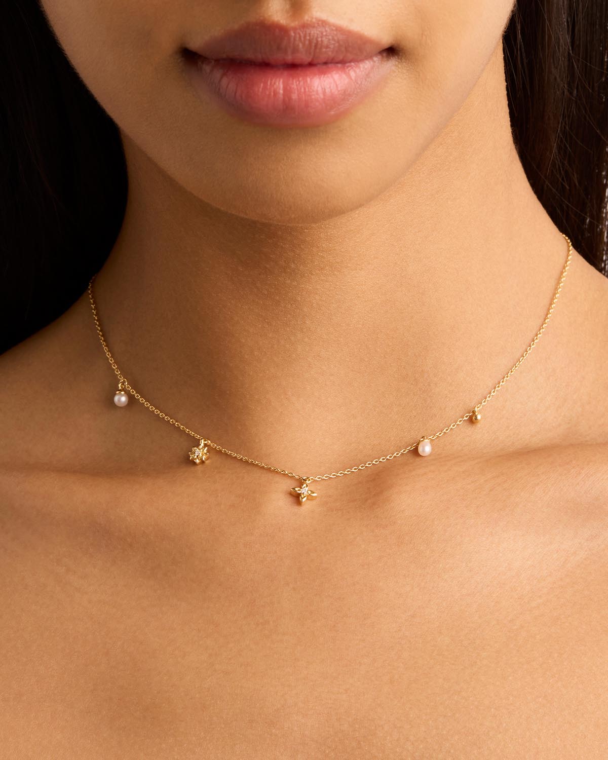 18k Gold Vermeil Live in Peace Choker - Image 4