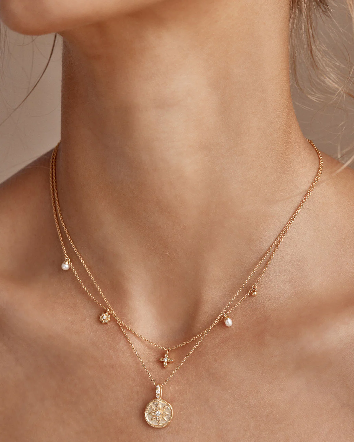18k Gold Vermeil Live in Peace Choker - Image 5