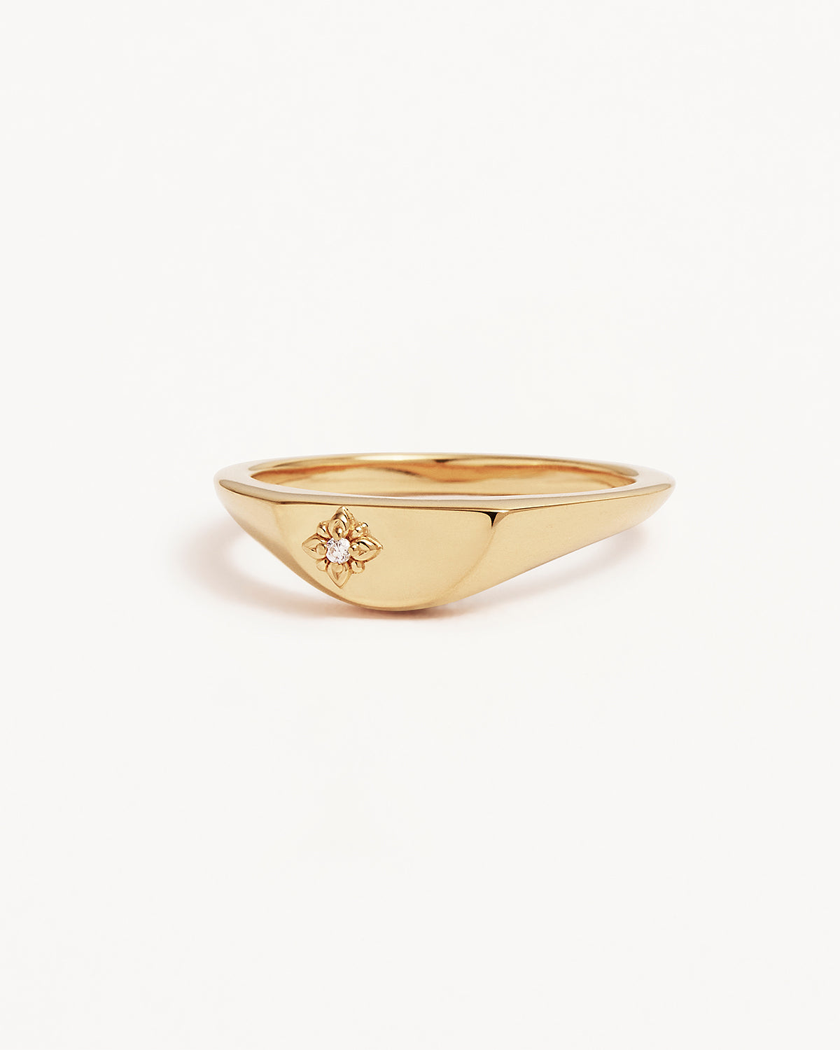 18k Gold Vermeil Lotus Ring - Image 3
