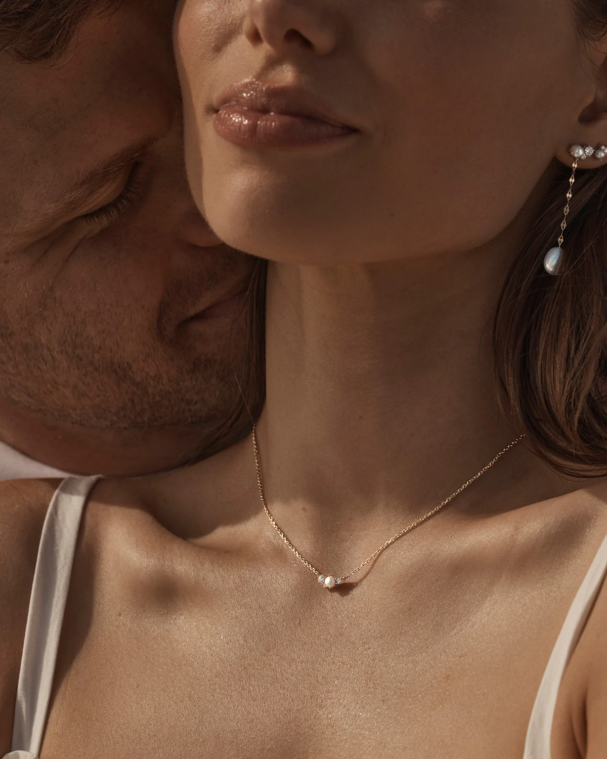 18k Gold Vermeil Love in Stillness Pearl Gift Set - Image 3