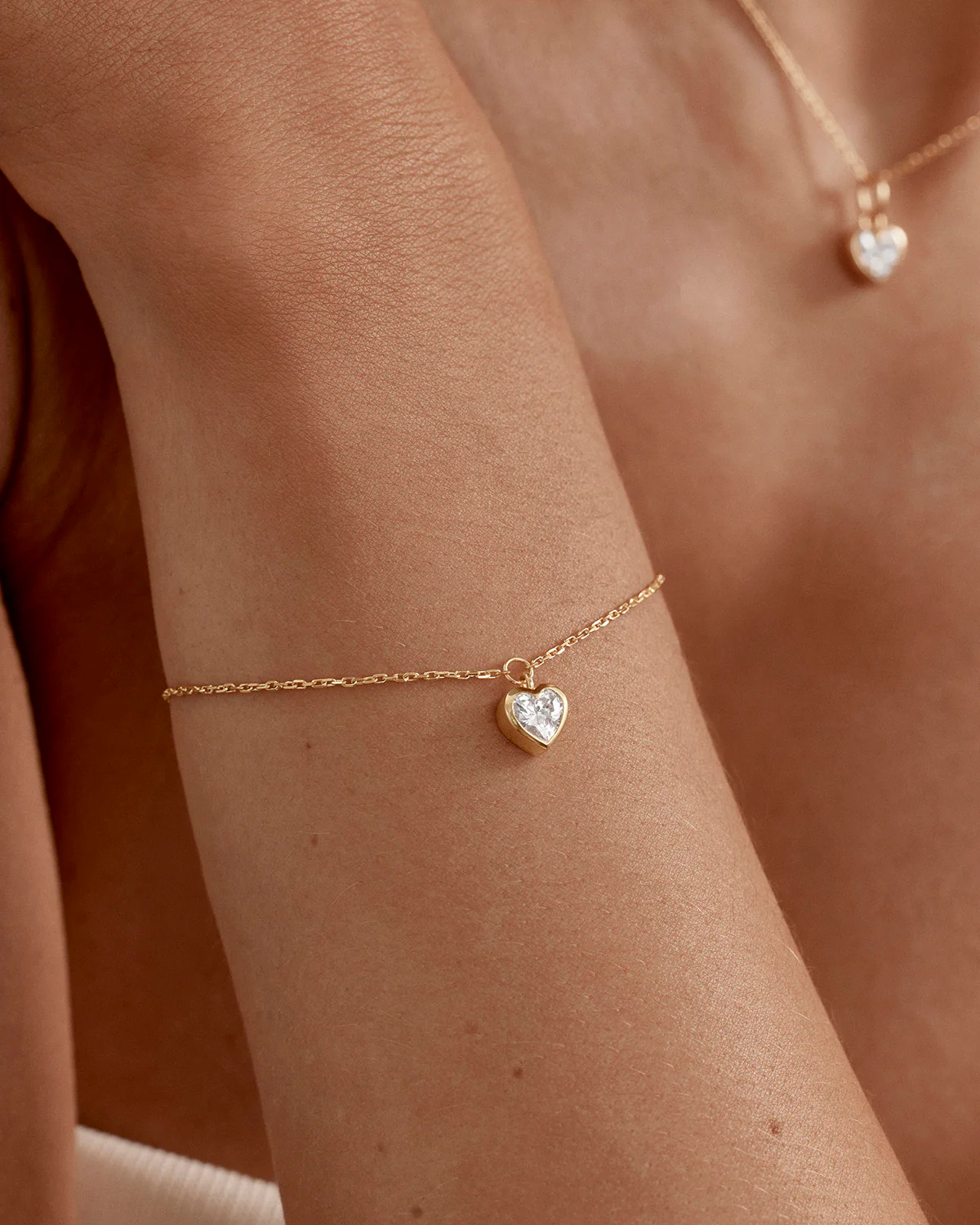 18k Gold Vermeil Love You More Bracelet - Image 2