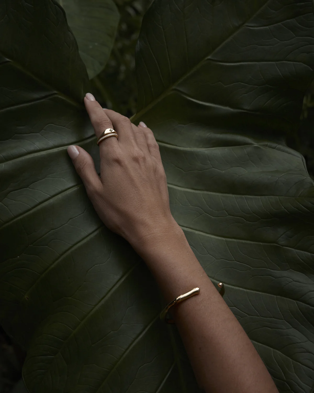 18k Gold Vermeil Lover Cuff - Image 4