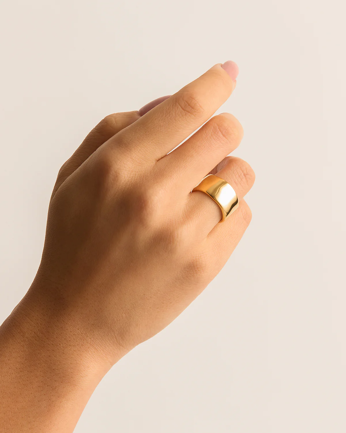 18k Gold Vermeil Muse Ring - Image 2