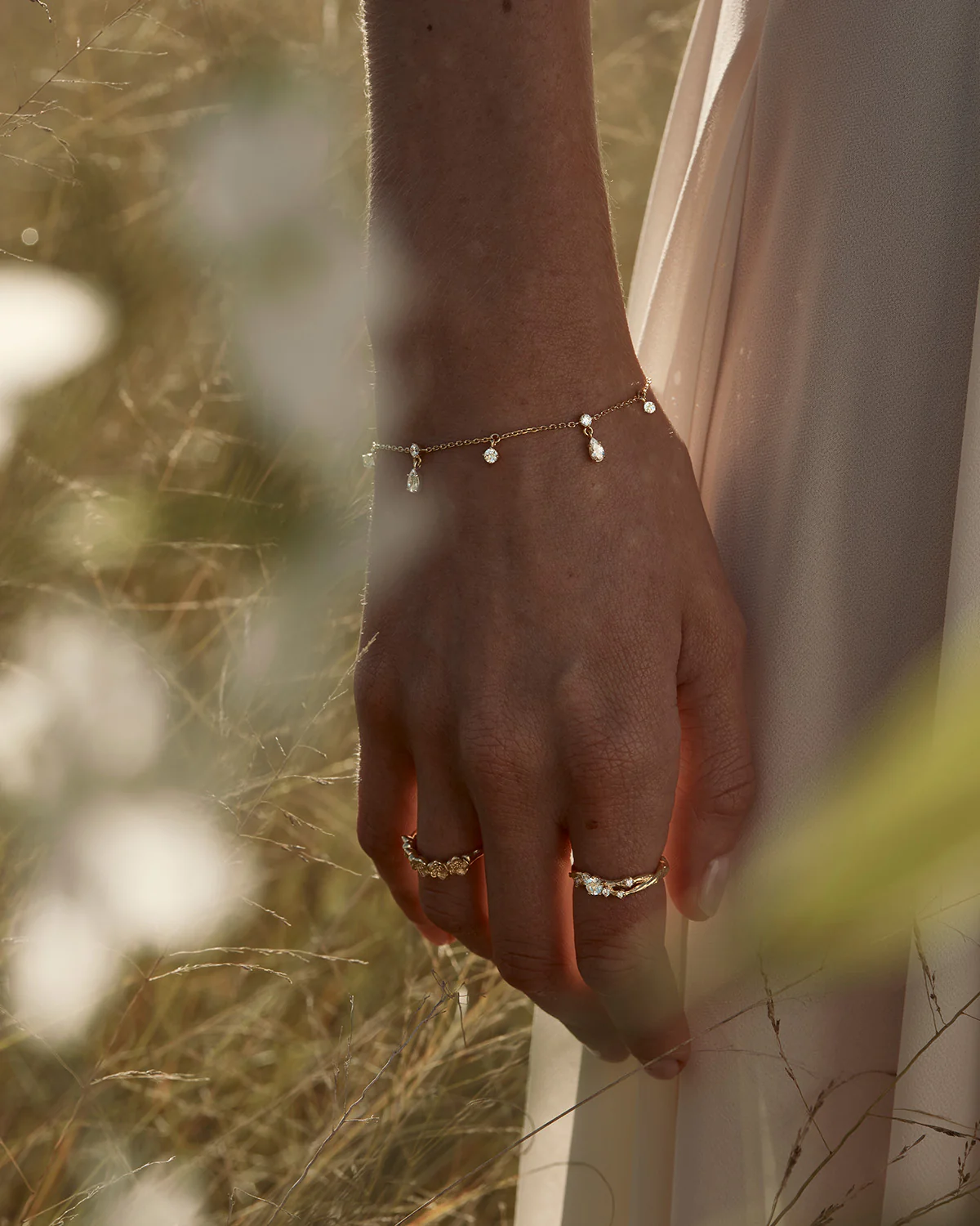 18k Gold Vermeil No Rain, No Flowers Bracelet - Image 4