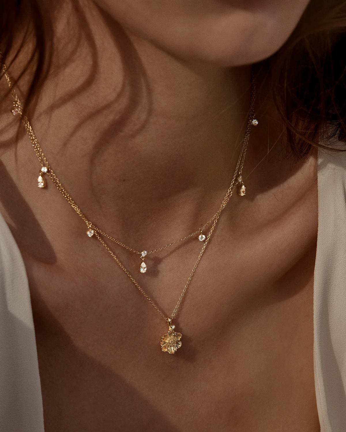 18k Gold Vermeil No Rain, No Flowers Choker - Image 4
