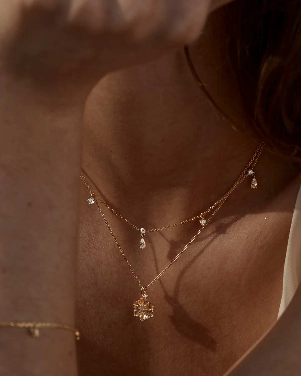 18k Gold Vermeil No Rain, No Flowers Choker - Image 6