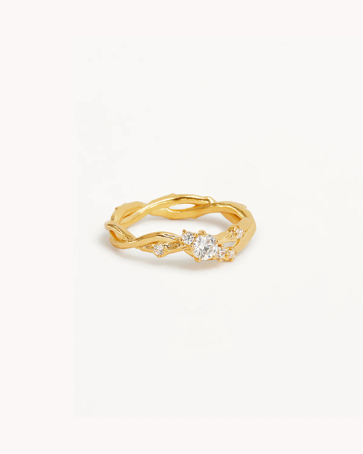 18k Gold Vermeil No Rain, No Flowers Ring - Image 4