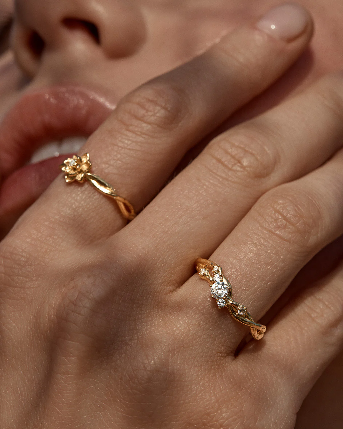 18k Gold Vermeil No Rain, No Flowers Ring - Image 5