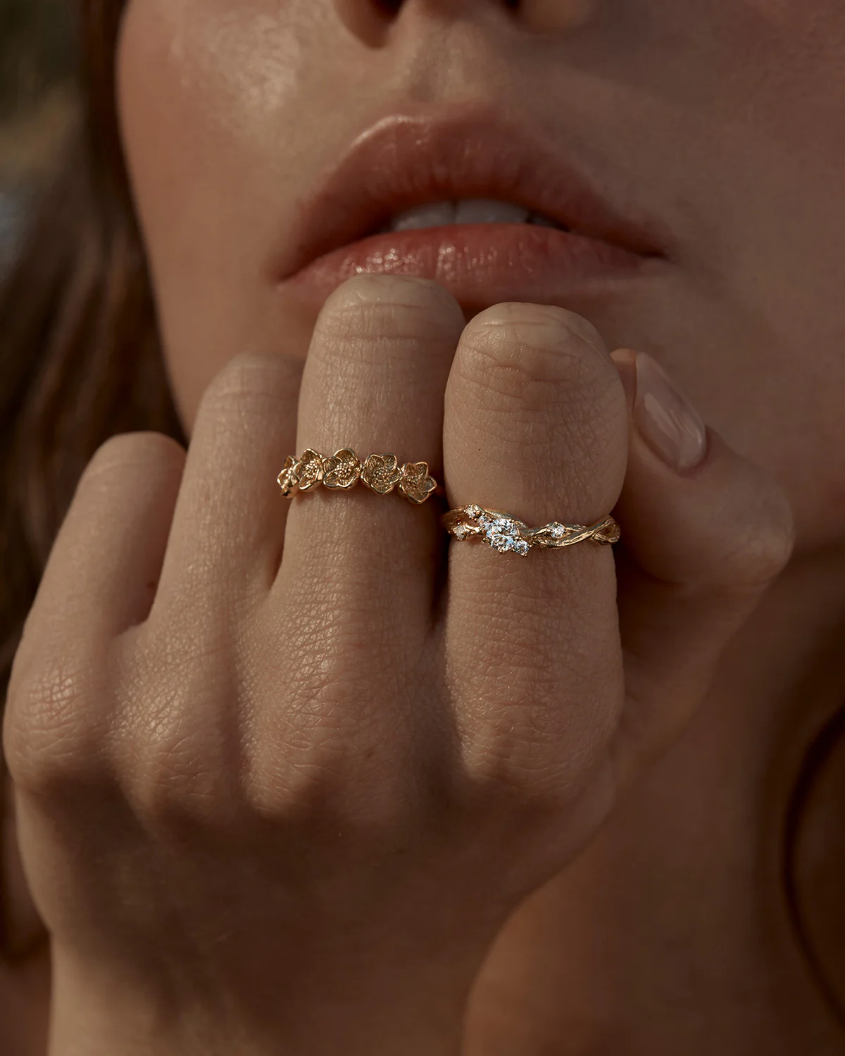 18k Gold Vermeil No Rain, No Flowers Ring - Image 6