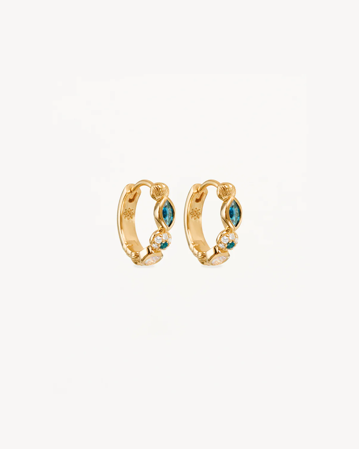 18k Gold Vermeil Protection of Eye Hoops
