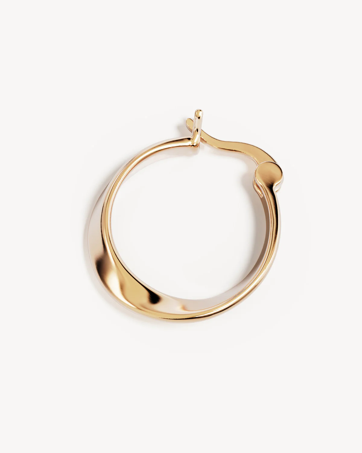 18k Gold Vermeil Return to Love Hoops - Image 3