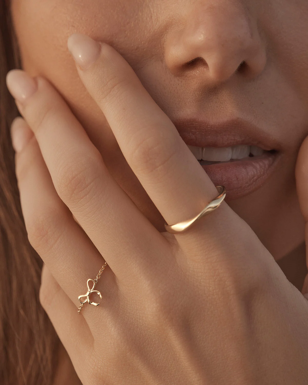18k Gold Vermeil Return to Love Ring - Image 4