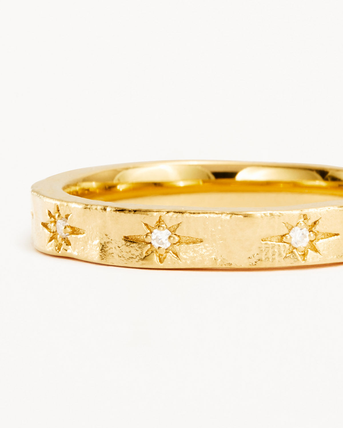 18k Gold Vermeil Stardust Ring - Image 3