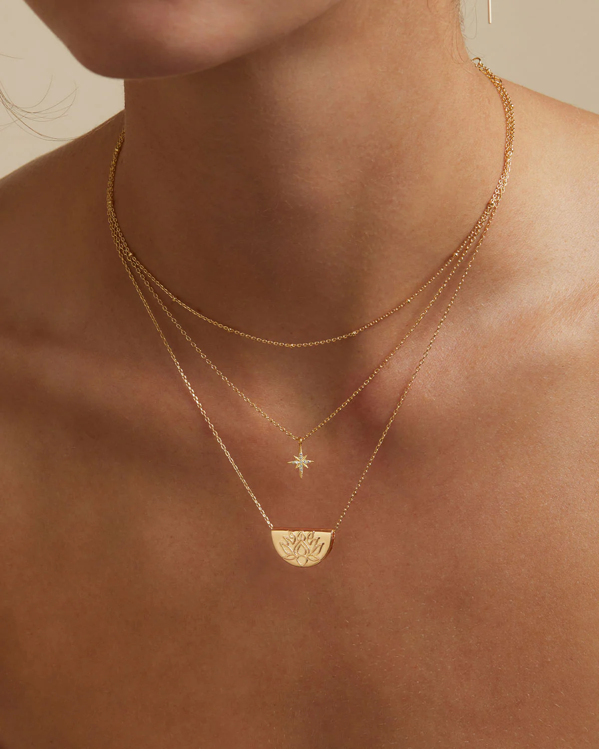 18k Gold Vermeil Starlight Necklace - Image 6