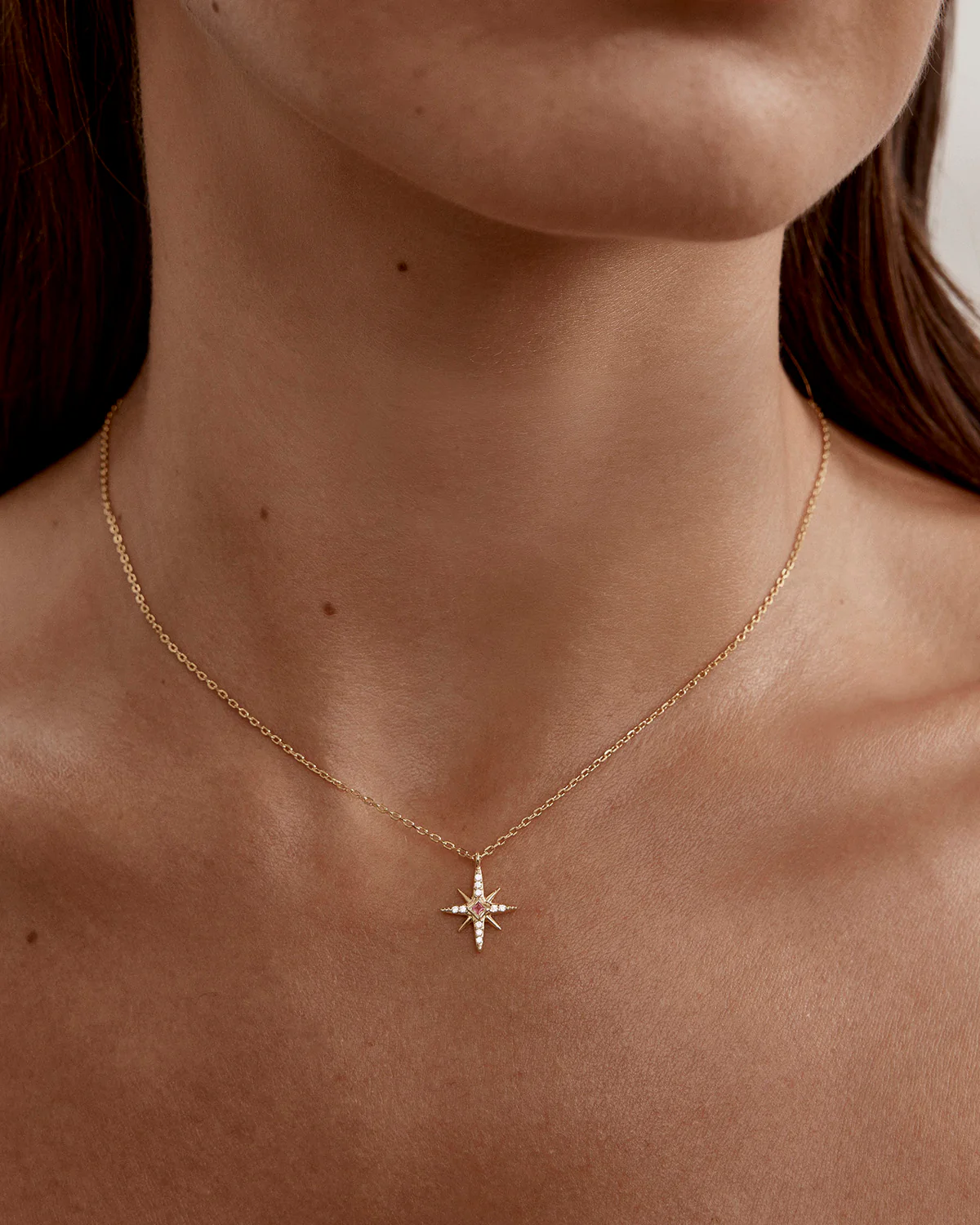 18k Gold Vermeil Starry Night Necklace - Image 2