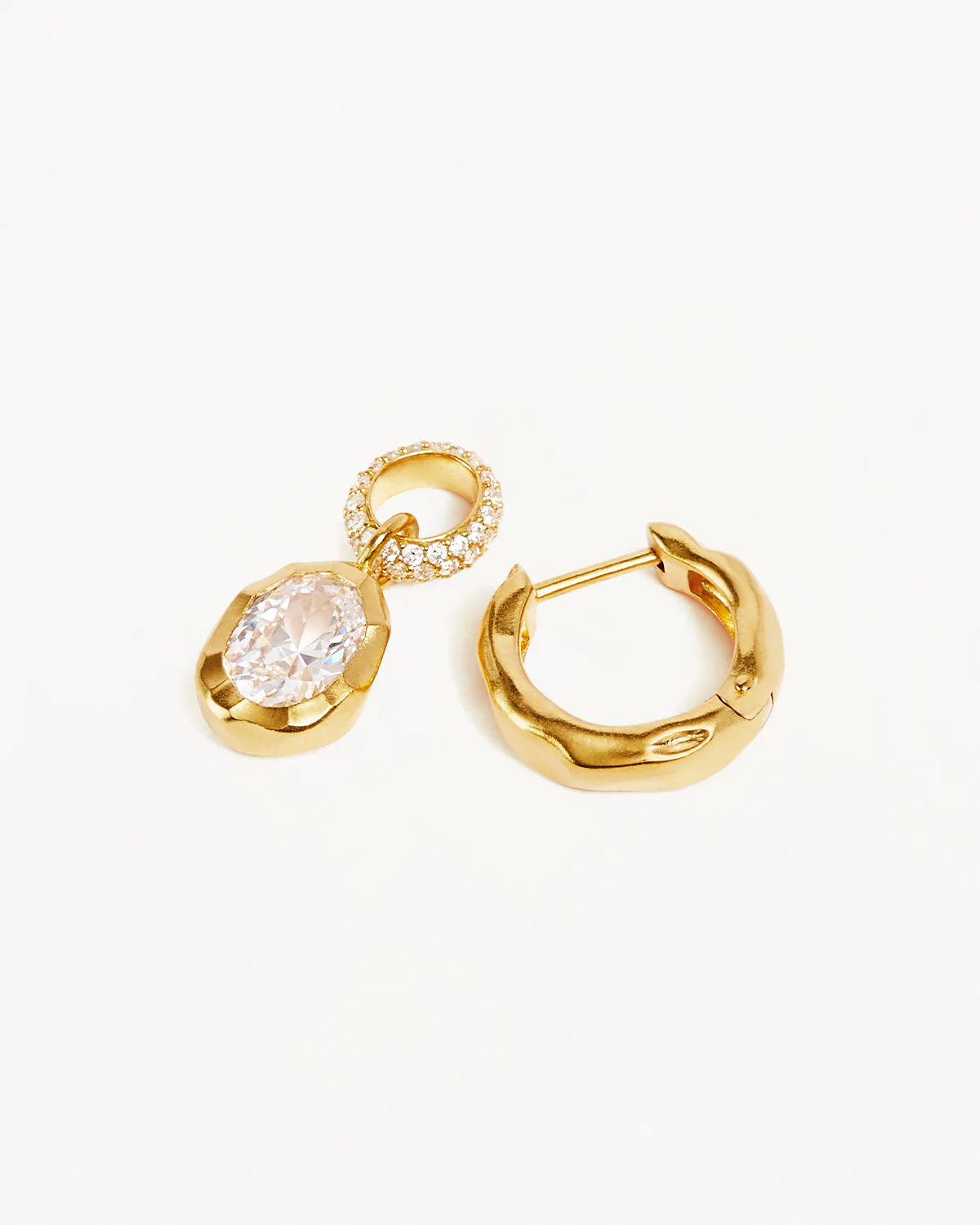 18k Gold Vermeil Stay Wild Hoops - Image 3