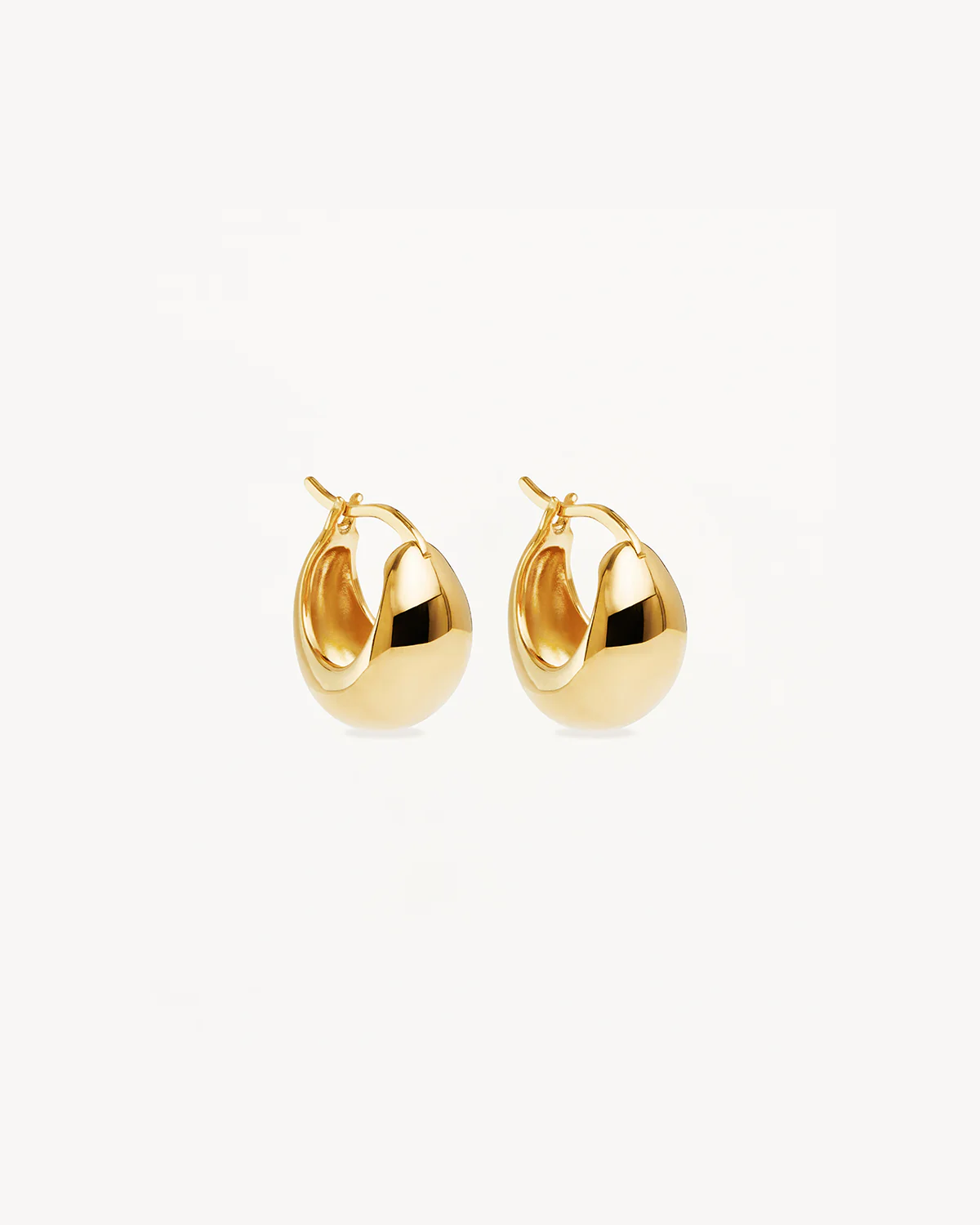18k Gold Vermeil Sunkissed Small Hoops