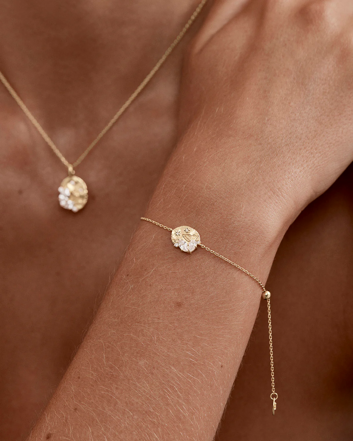 18k Gold Vermeil With Wings I Fly Bracelet - Image 2