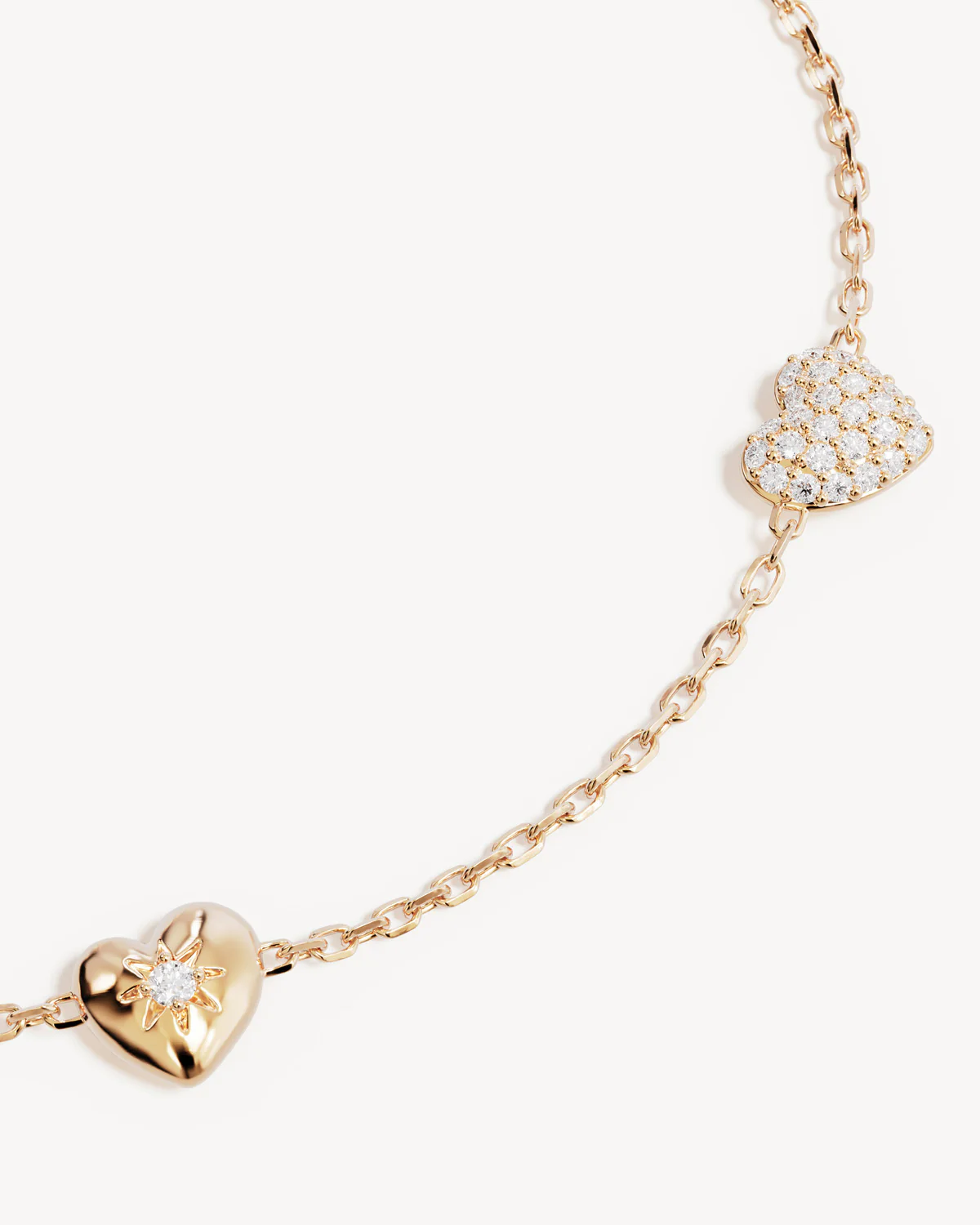 18k Gold Vermeil You Have My Heart Charm Choker - Image 3