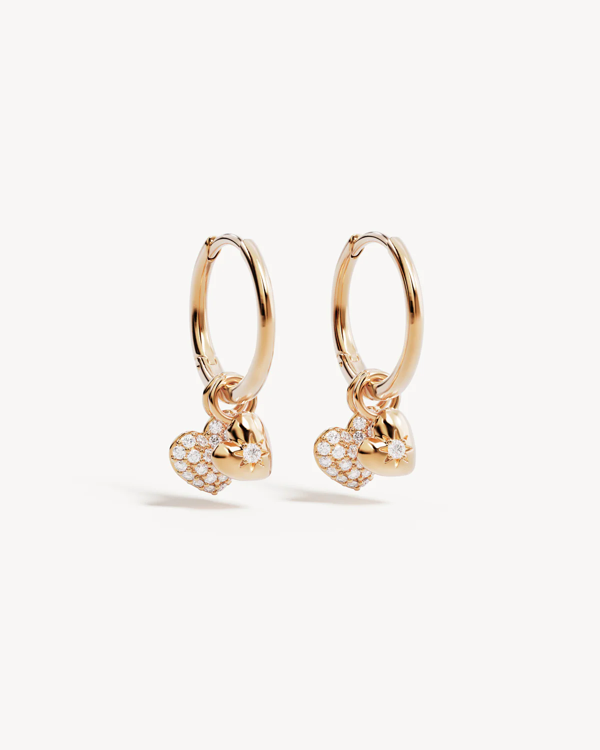 18k Gold Vermeil You Have My Heart Hoops