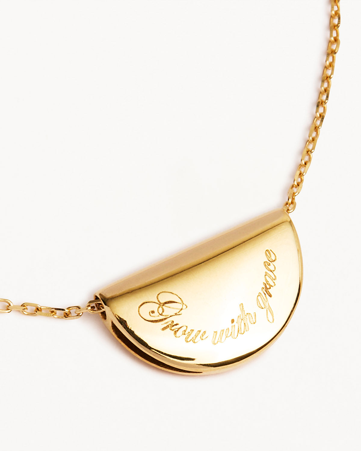 14k Solid Gold Lotus Birthstone Diamond Necklace - December - Blue Topaz - Image 4