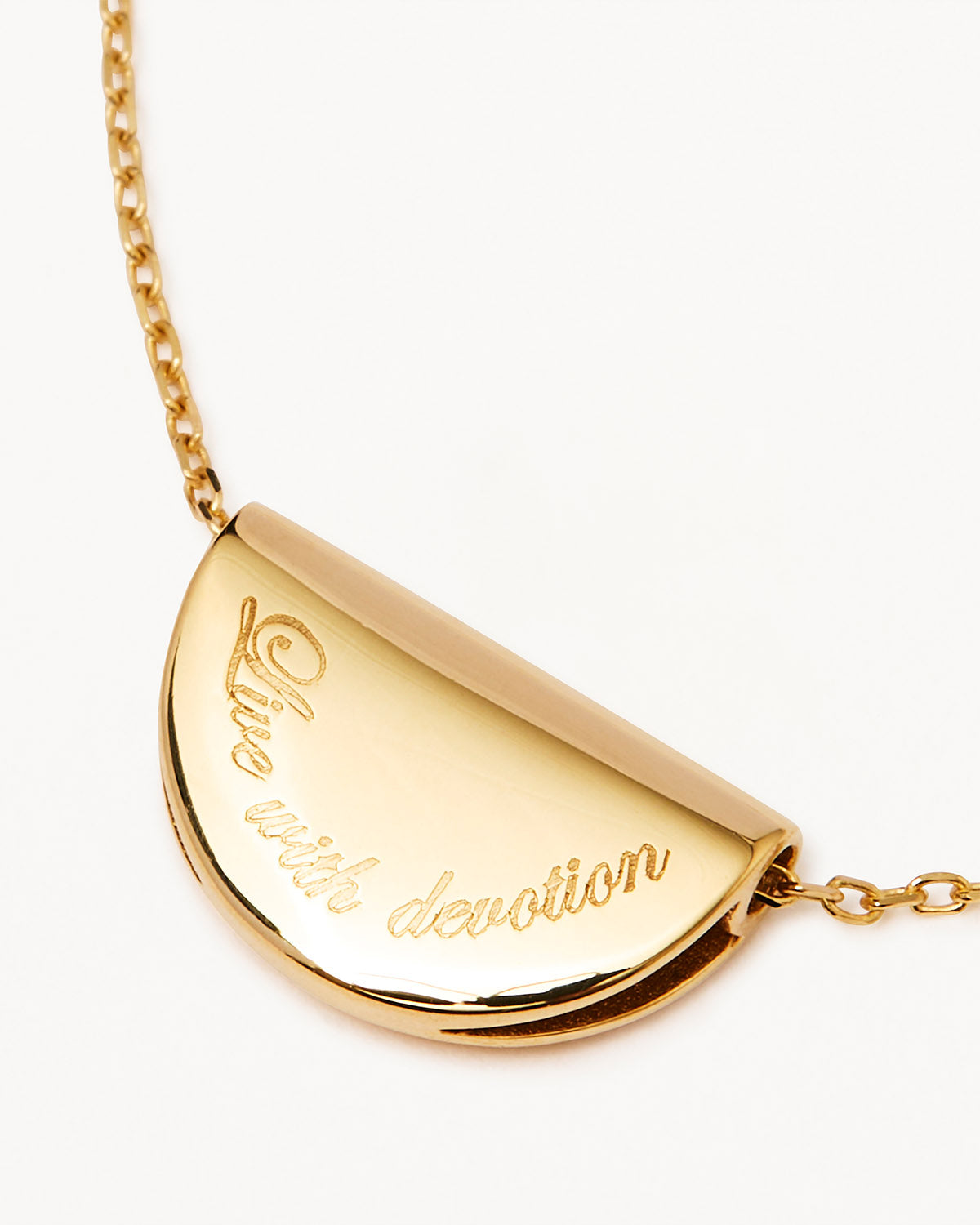 14k Solid Gold Lotus Birthstone Diamond Necklace - September - Sapphire - Image 4