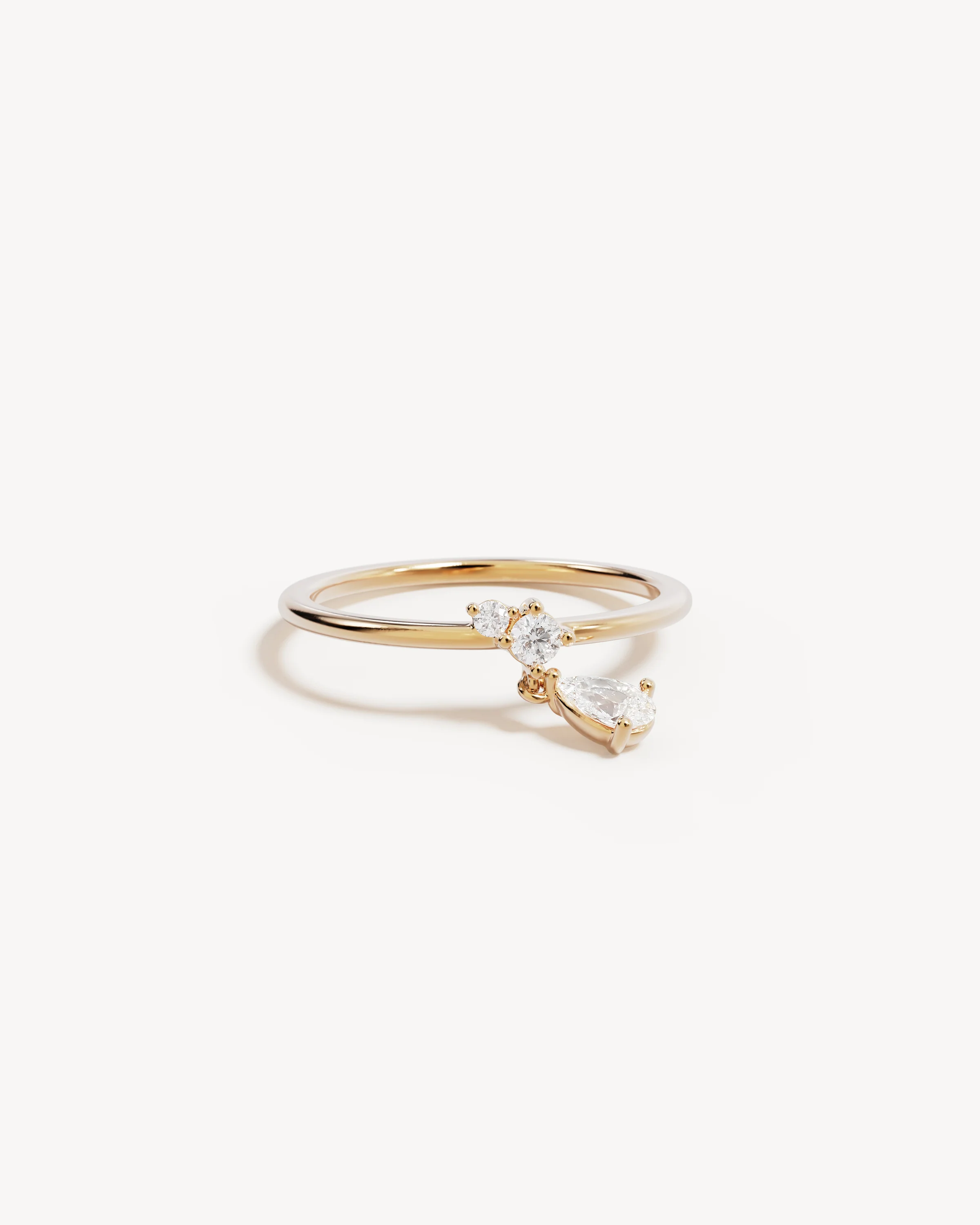 9k Solid Gold Silent Bloom 0.26ct Lab-Grown Diamond Ring