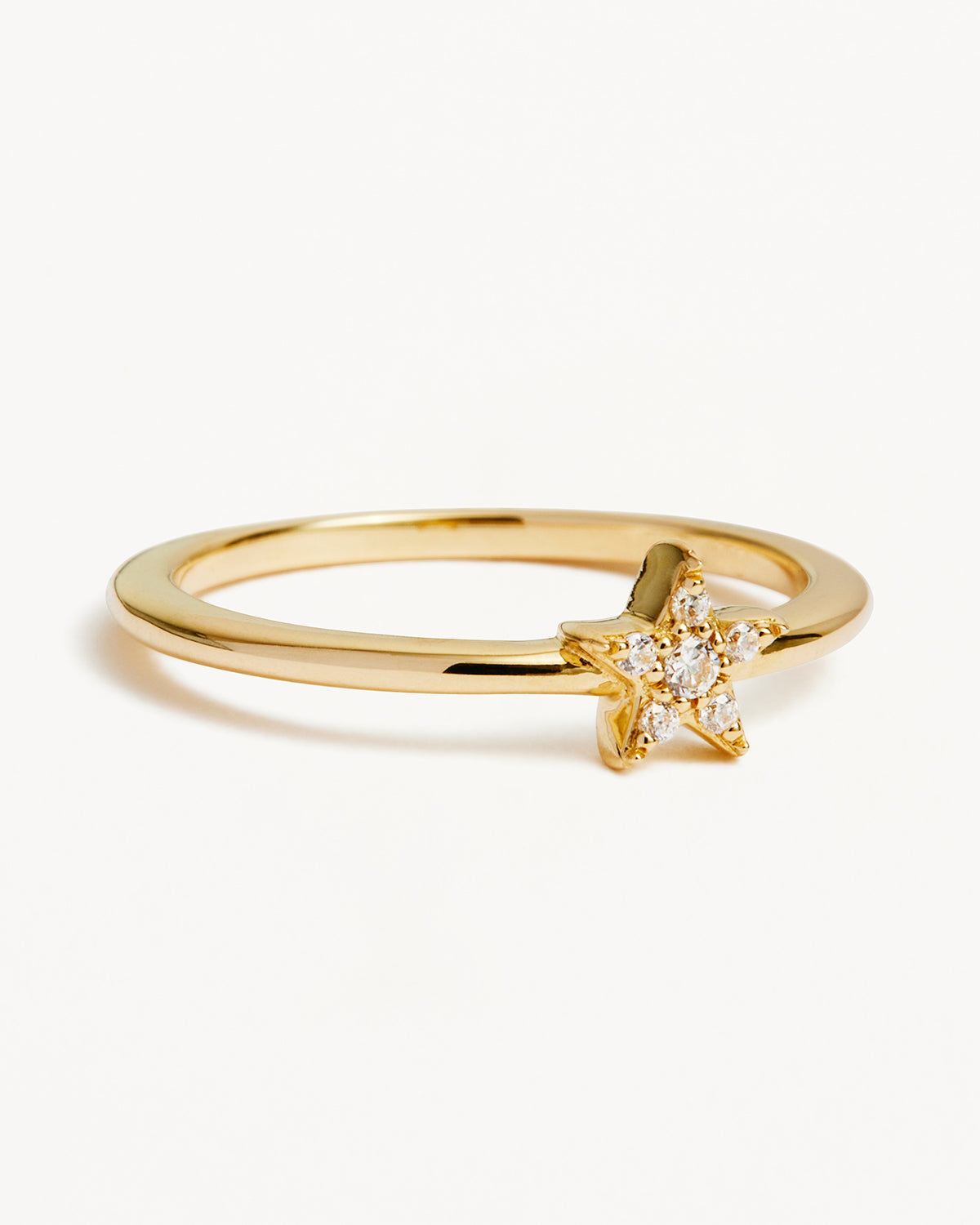 9k Solid Gold Estelle Lab-Grown Diamond Ring - Image 3