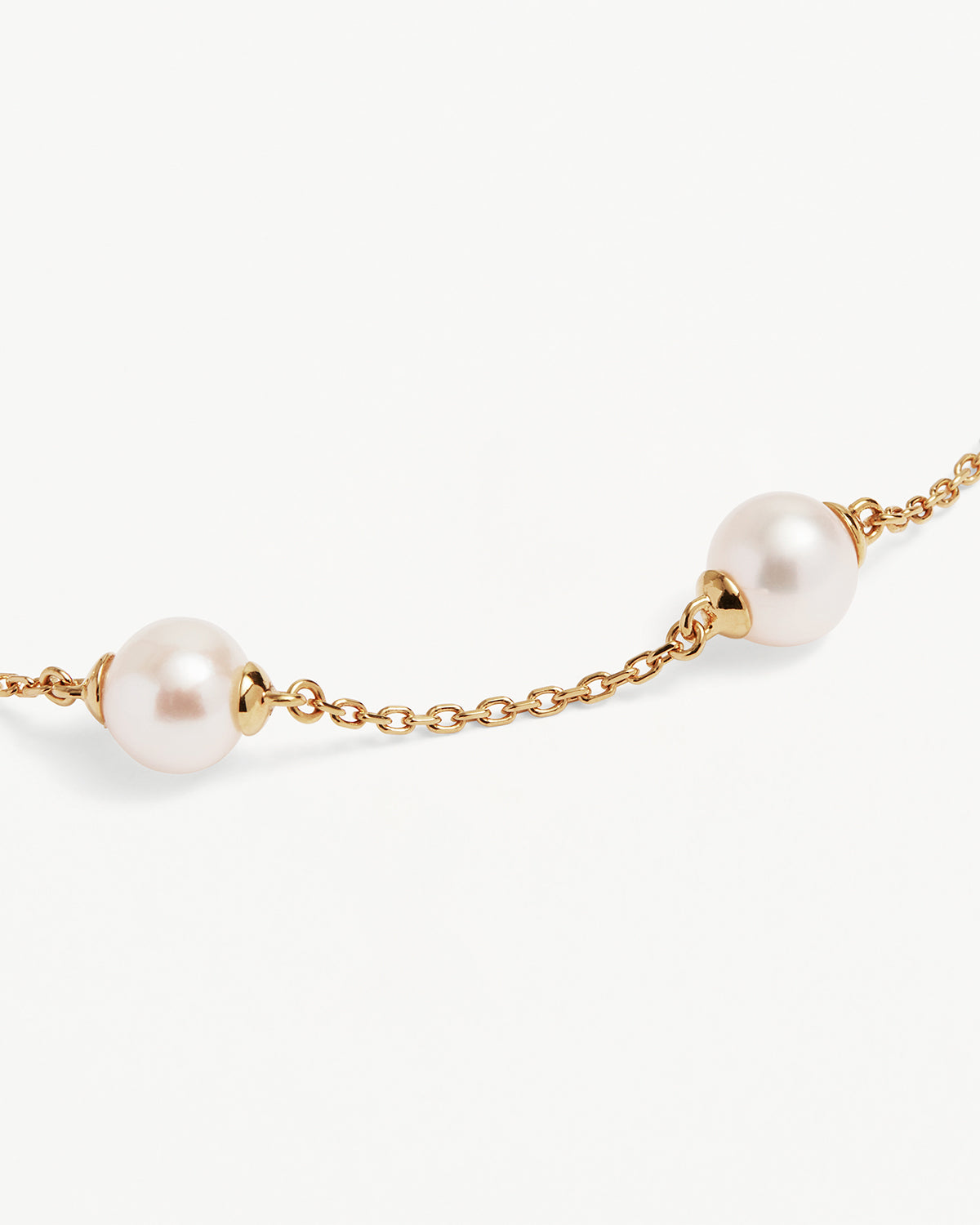 18k Gold Vermeil Floating On Air Pearl Bracelet - Image 3