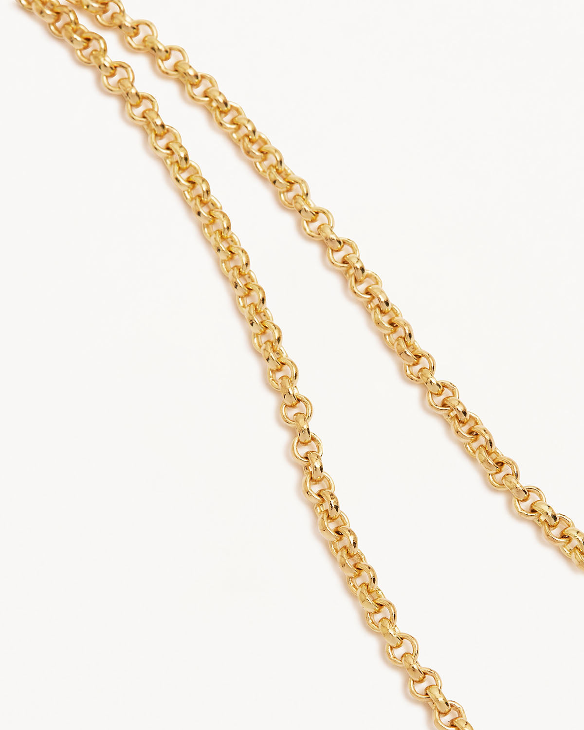 18k Gold Vermeil 19" 2mm Belcher Chain Necklace - Image 3