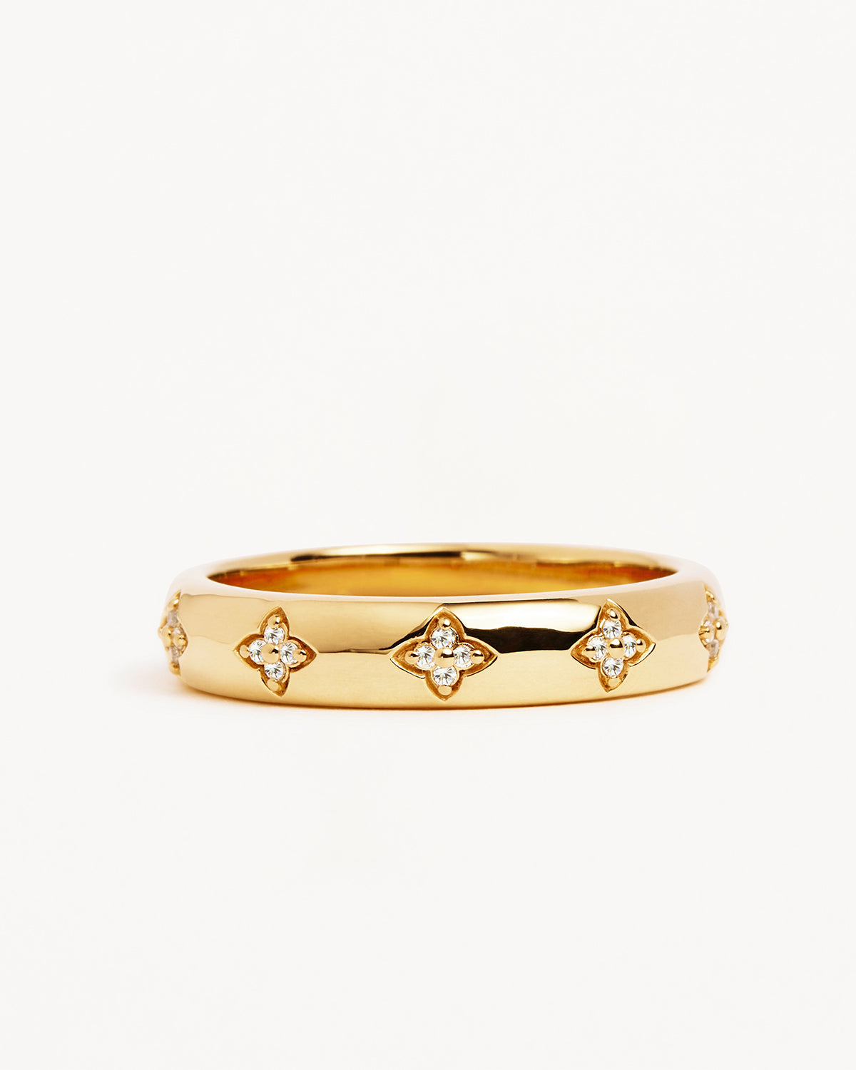 18k Gold Vermeil Bloom With You Lotus Ring - Image 3