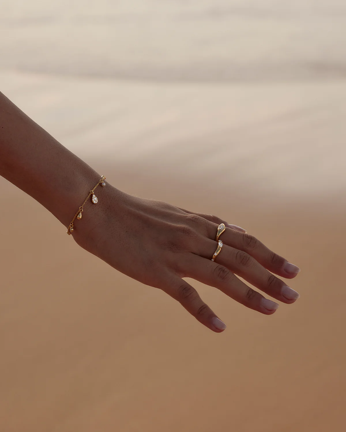18k Gold Vermeil Chasing Tides Ring - Image 4