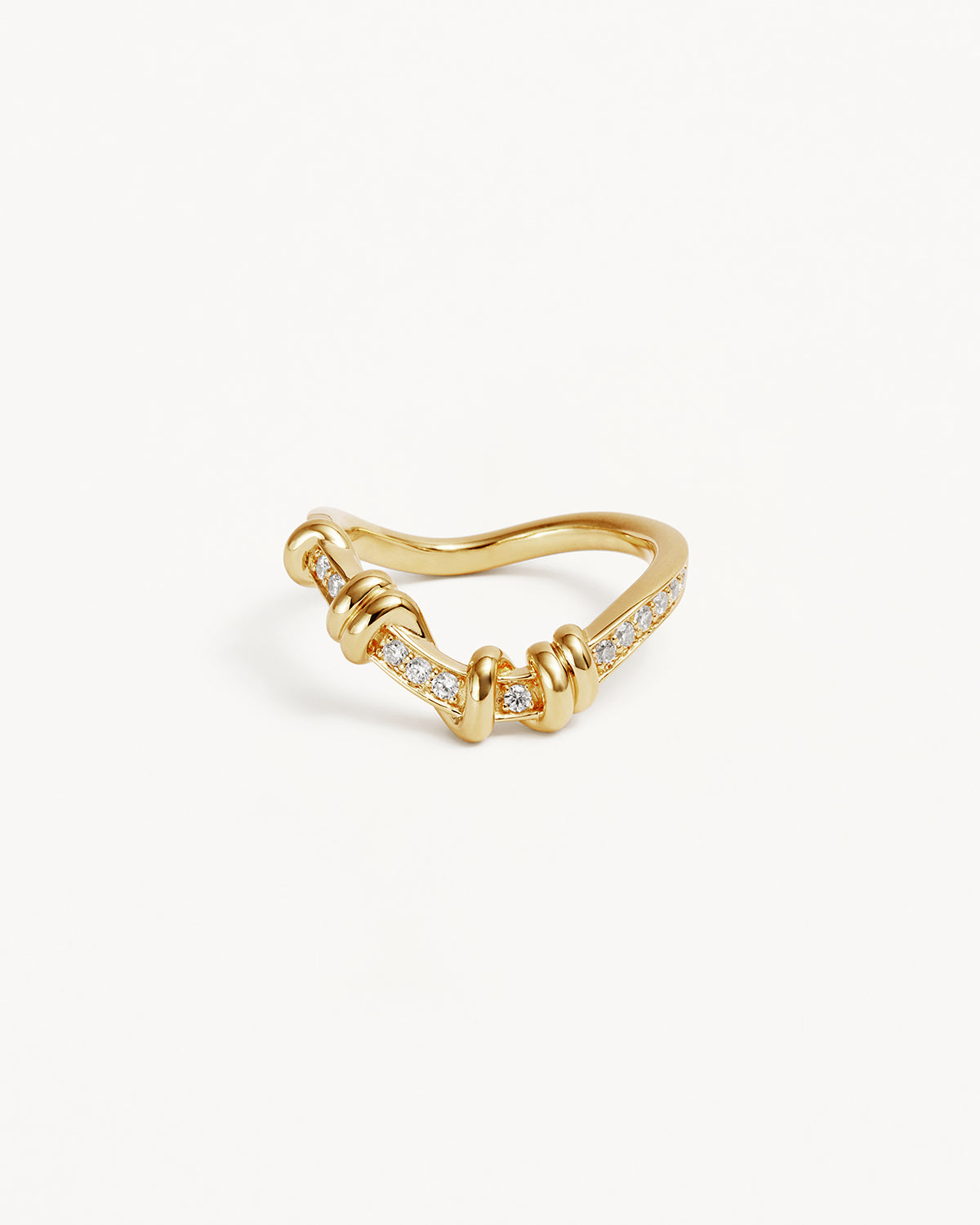 18k Gold Vermeil Embrace Stillness Ring