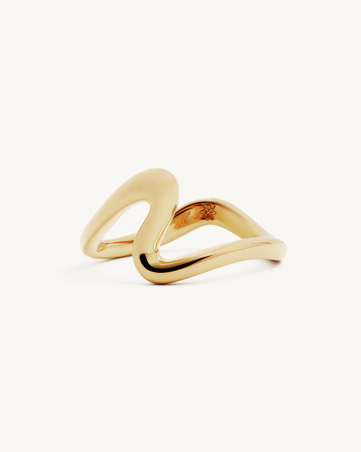 18k Gold Vermeil Flow of Life Ring - Image 3